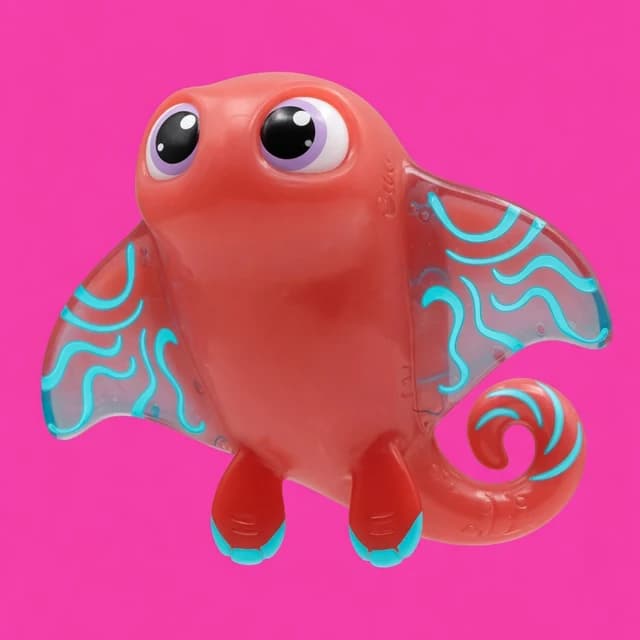 Vector Ray, an original AI-directed Codex pet concept