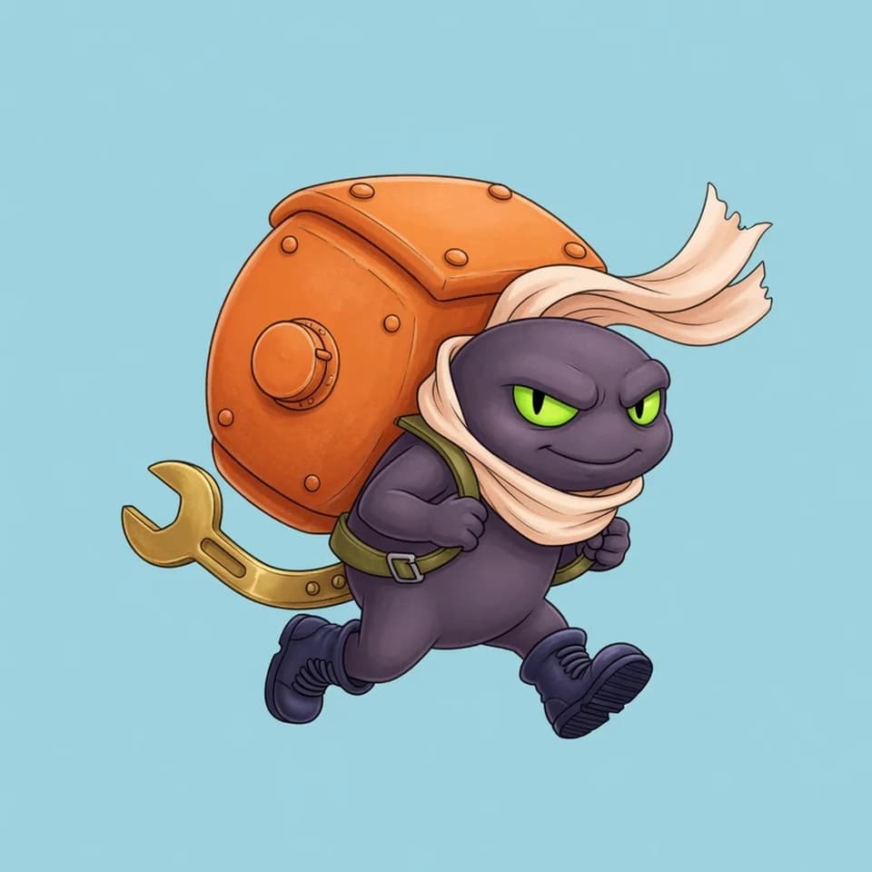Forge Sprinter, an original AI-directed Codex pet concept