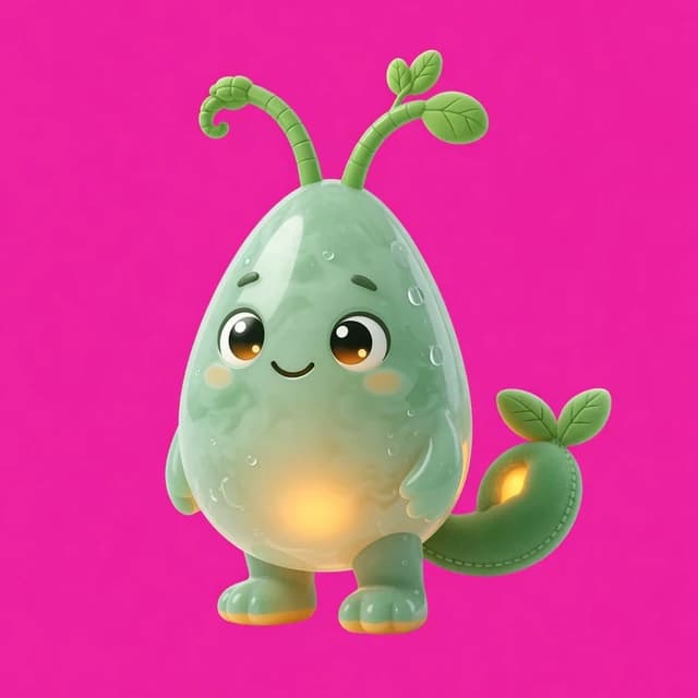 Drizzle Sprout, an original AI-directed Codex pet concept
